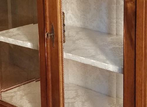 vetrina vintage a due ante in legno massello - Imagen 3 de 10