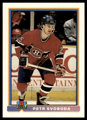 1991-92 Bowman #341 Petr Svoboda Montreal Canadiens