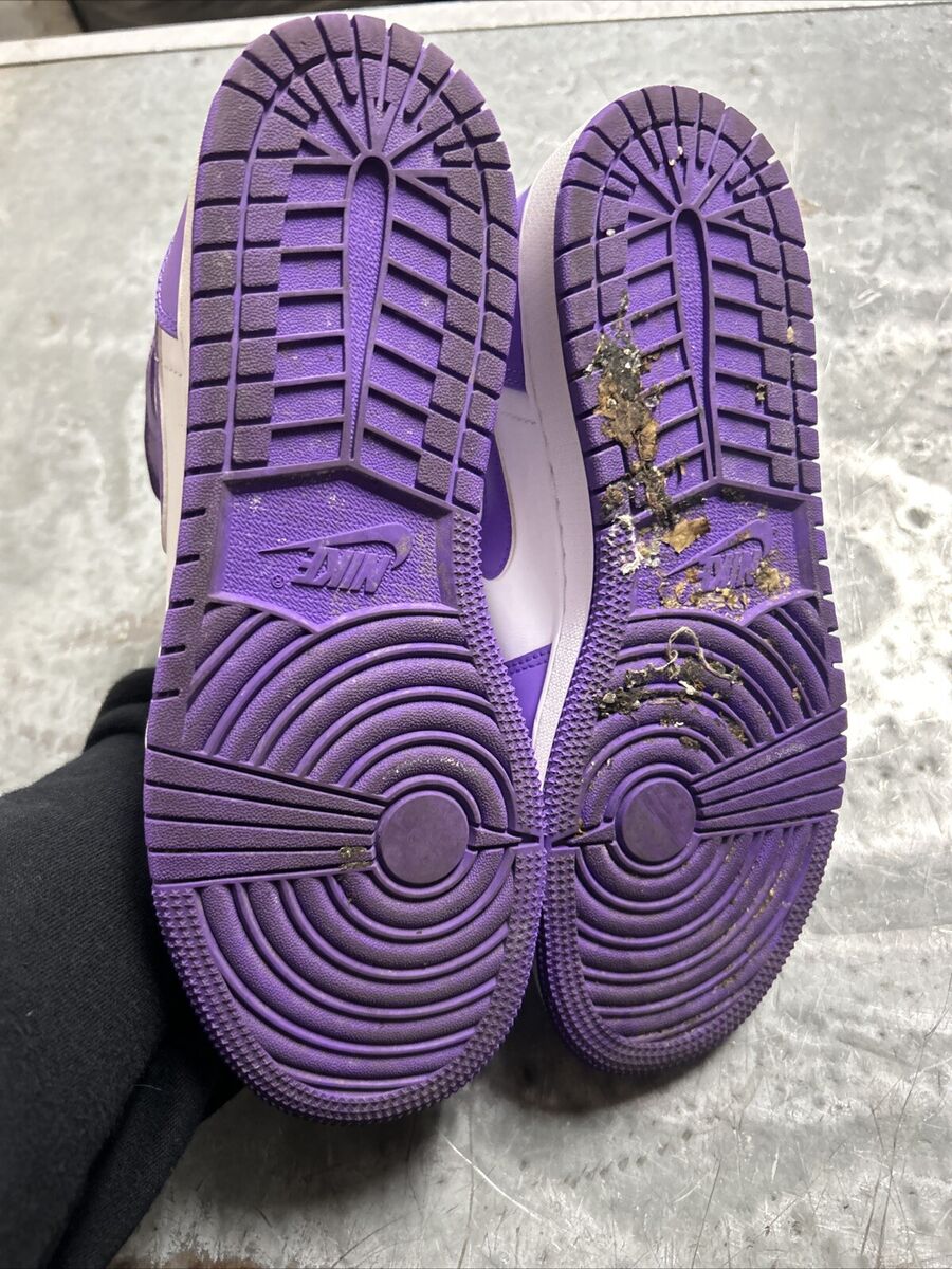 Size 6Y-Nike Air Jordan 1 Mid Purple Venom (GS) | eBay Size 6Y-Nike Air Jordan 1 Mid Purple Venom (GS) | eBay