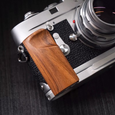 Wood Mini Handle Side Handgrip For Leica M2 M3 M4 M6 M7 M4P MD MP MD2 MA Camera