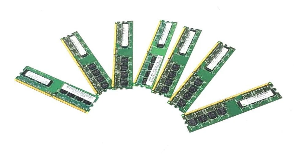 Lot 7 Hynix 3GB+512 MB (7X512MB) MODULE 1RX8 PC2-5300U-555 HYMP564U64CP8-Y5 AB-C - Image 3 of 4