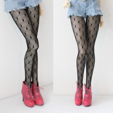 Wave Diamond Checks Thigh Stockings Pantyhose for 1/6 1/4 1/3 SD16 BJD Doll Sock