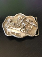 Collectible Vintage Bluegrass Music 1983 Siskiyou Detailed Belt Buckle