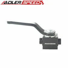 ADLERSPEED Brake Line Lock Shut Off Valve Lock Adapter 1/8" NPT Aluminum Black
