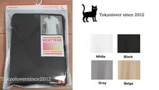 UNIQLO Men Heattech Short Sleeve V Neck T-shirt XS-4XL from Japan New
