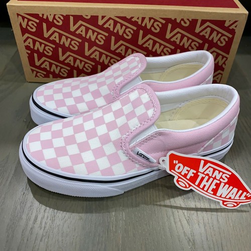 lilac checkered vans