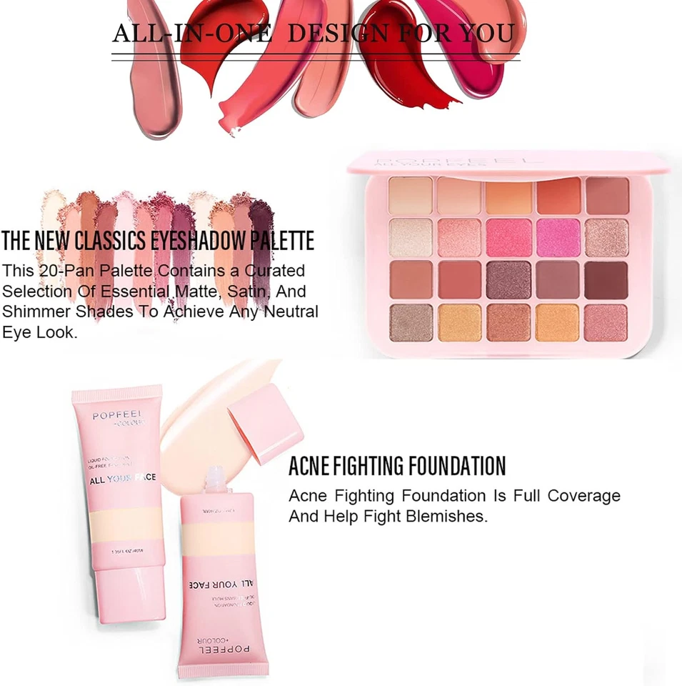 Trousse di Trucchi Set, Set Trucco Professionale Completo, Viaggio Cosmetics Tav - Immagine 3 di 4