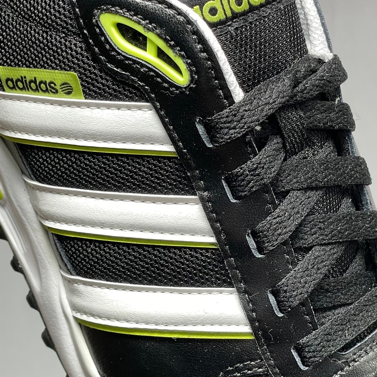 adidas NEO Spectral Mens 9 Black Green Leather Sneakers Y2K Casual NIB Rare‎ adidas NEO Spectral Mens 9 Black Green Leather Sneakers Y2K  main image 4