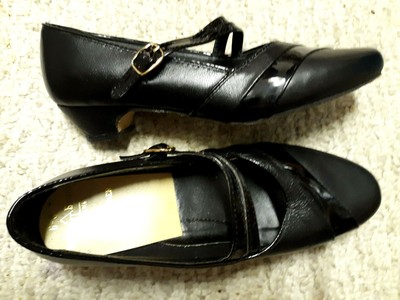 black non slip mary jane shoes