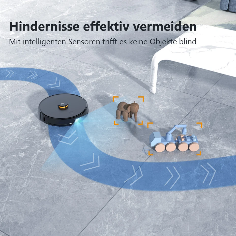 IMOU L11 Pro Saugroboter Staubsauger Wischfunktion 3L Beutel LDS WLAN - Bild 4 von 4