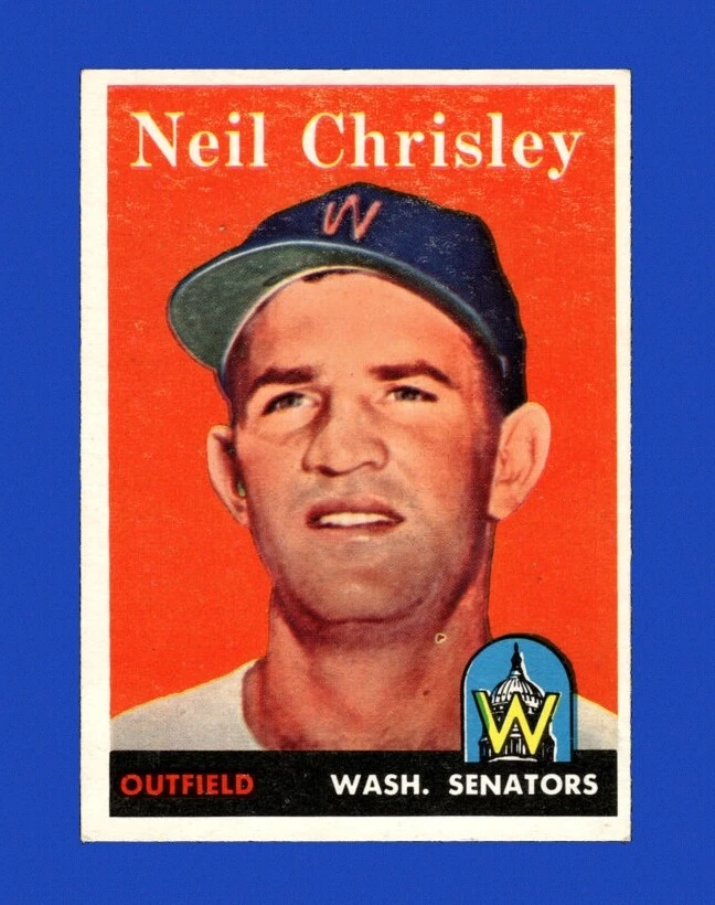 1958 Topps Set-Break #303 Neil Chrisley NR-MINT *GMCARDS*
