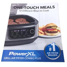 Power XL Air Fryer Grill MFC-AF-6 MFC-AF-6B MFC-AF-6C RECIPE BOOK COOKBOOK GUIDE