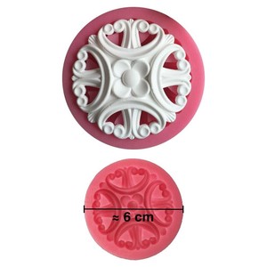 Moule Silicone 3d Rosace Pour Pate A Sucre Cake Design Decoration Gateau Ebay