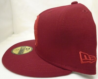 Brooklyn Nets Men's New Era 59FIFTY 7 1/2 Cap Hat Maroon | eBay