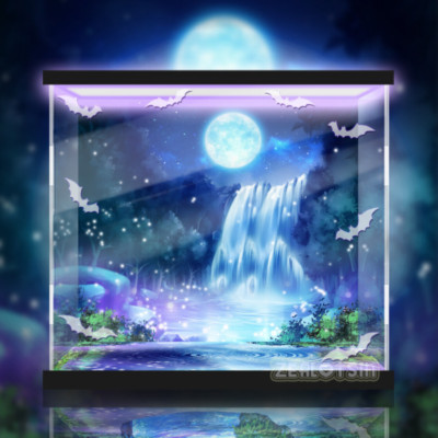 Specialized Dustproof Display Box With Led For Eeveelution Umbreon GK Model Toy