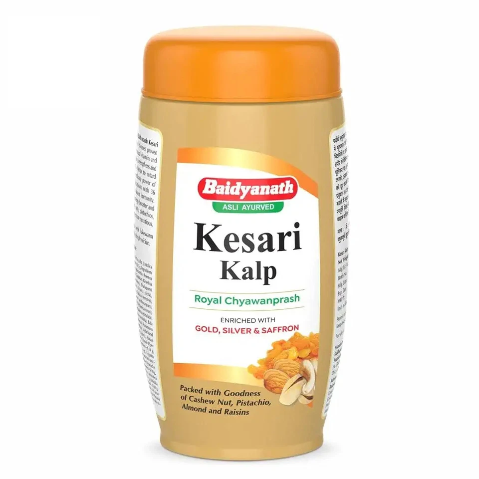 UK Stock Baidyanath Ayurvedic Kesari Kalp Royal Chyawanprash Ayurveda 1kg