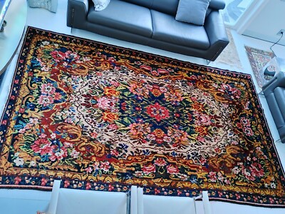 EXCEPTIONAL LARGE ORIGINAL MIDDLE EASTERN RUG GOLFARANG DESIGN 138 X 82''