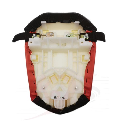 Asiento de conductor y pasajero delantero trasero para Yamaha YZF-R1 2004-2006 negro + rojo - Imagen 11 de 11