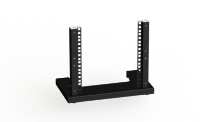 Rack Magic 6HE 10'' Mini Rackstand - oben offen - 10 Zoll (254mm) - schwarz