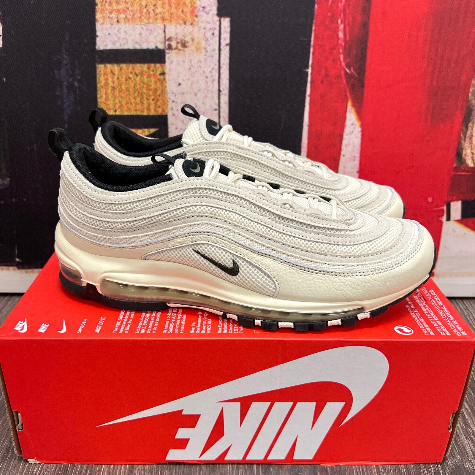 Size 10 - 2022 Nike Air Max 97 NB 2 Coconut Milk / Black / Sail AM97 DV5451 100 | eBay