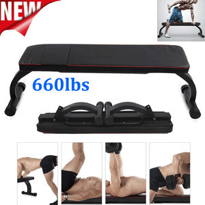 Flat Exercise Weight Lifting Bench Foldable Dumbbell 