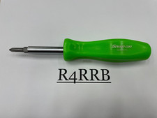 Snap-on Tools New Green Hard Grip Reversible Blade Screwdriver Set Sddd41g