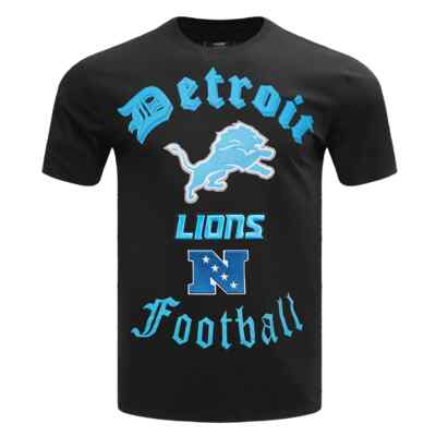 Pro Standard - NFL Detroit Lions Men's Old English Logo Tee - Black