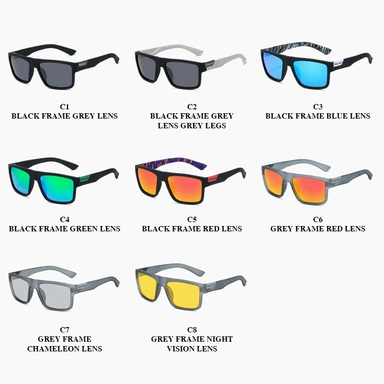 Occhiali da Sole da Guida Protezione UV400 Polarizzati Sportivi per Uomo e Donna - Immagine 2 di 4