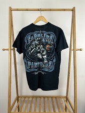 VTG Carolina Panthers Bold Graphic NFL Football Majestic T-Shirt Size L