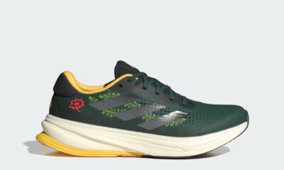 Size 11.5- Adidas Men s Supernova Rise Earth Day, Collegiate Green/Iron Metallic