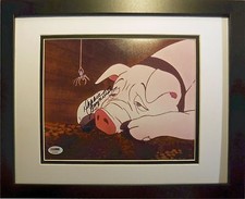 🔷 Charlotte's Web hand Signed Debbie Reynolds NEW FRAME Hanna Barbera PSA DNA
