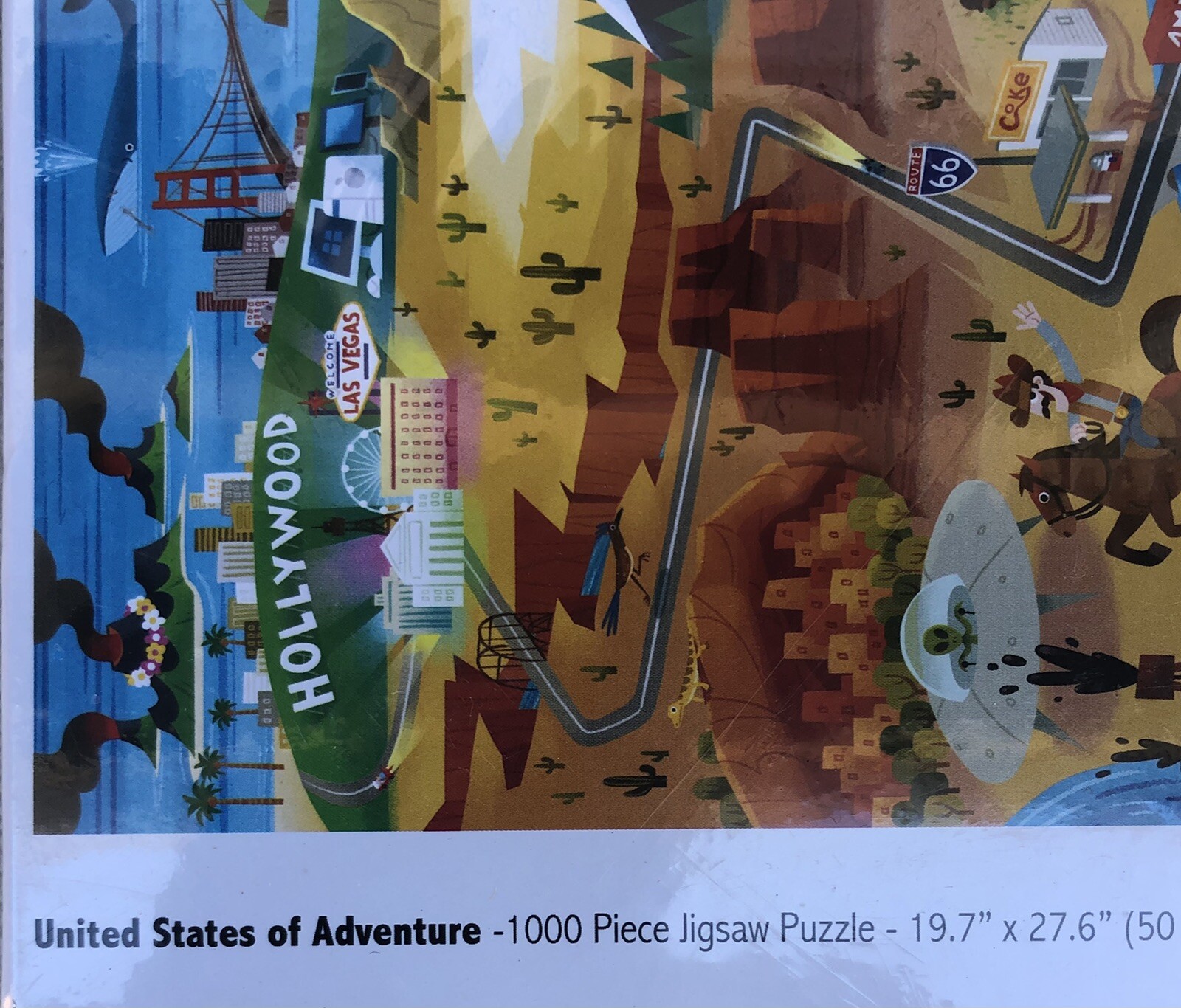 Colorcraft Puzzles - California Adventure - 1000 Piece Jigsaw Puzzle ...