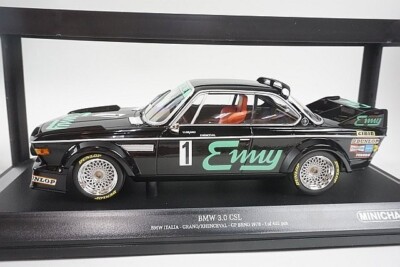 PMA Minichamps 1/18 BMW 3.0 CSL BMW ITALIA Brno GP 1978 #1 | eBay