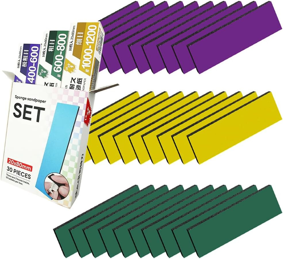 Stedi Sanding Sponge for Model Gundam Building, Hobby Model Tools Hand 