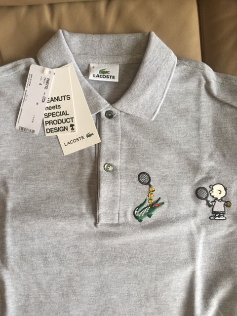 LACOSTE/PEANUTS/CHARLIE BROWN men's polo, MADE IN JAPAN! VERY RARE! NWT | eBay