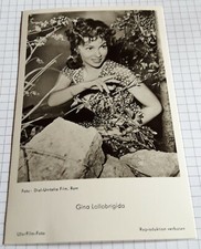 AK Schauspielerin GINA LOLLOBRIGIDA | Portrait | Alte Foto-StarPostKarte #1224