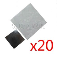 20pcs 25x25mm Double Side Square Thermal Adhesive Tape Pads for Heat Sink