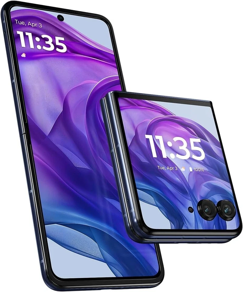 Motorola Razr+ Plus 2024 50 ULTRA XT2451 256GB Unlocked Midnight Blue -Very Good
