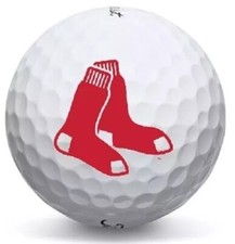 3 Dozen Boston Red Sox Two Socks Logo Titleist Pro V1 Mint Golf Balls