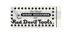 Red Devil Tools Print Ad Vintage Advertisement Tool Advertising Scraper 1958