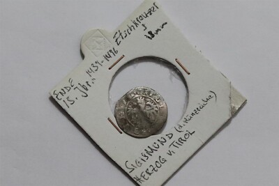     AUSTRIA TIROL KREUZER Sigismund, 1439 - 1496 B68 #224