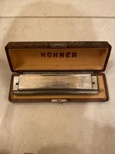 Hohner 64 Chromonica Harmonica Professional Model 4 Octaves Germany with Case