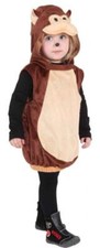 Affe Affen Äffchen Monkey Kostüm Overall Plüsch Weste Affenkostüm Affenoverall