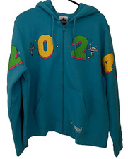 Disney Parks Disneyland Long Sleeve 2024 Zip Up Sweatshirt Hoodie XL