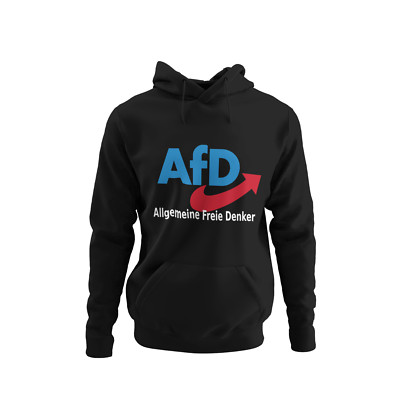 Spruch AFD Allgemeine Freie Denker Deutschland Herren Hoodie S-XXXL