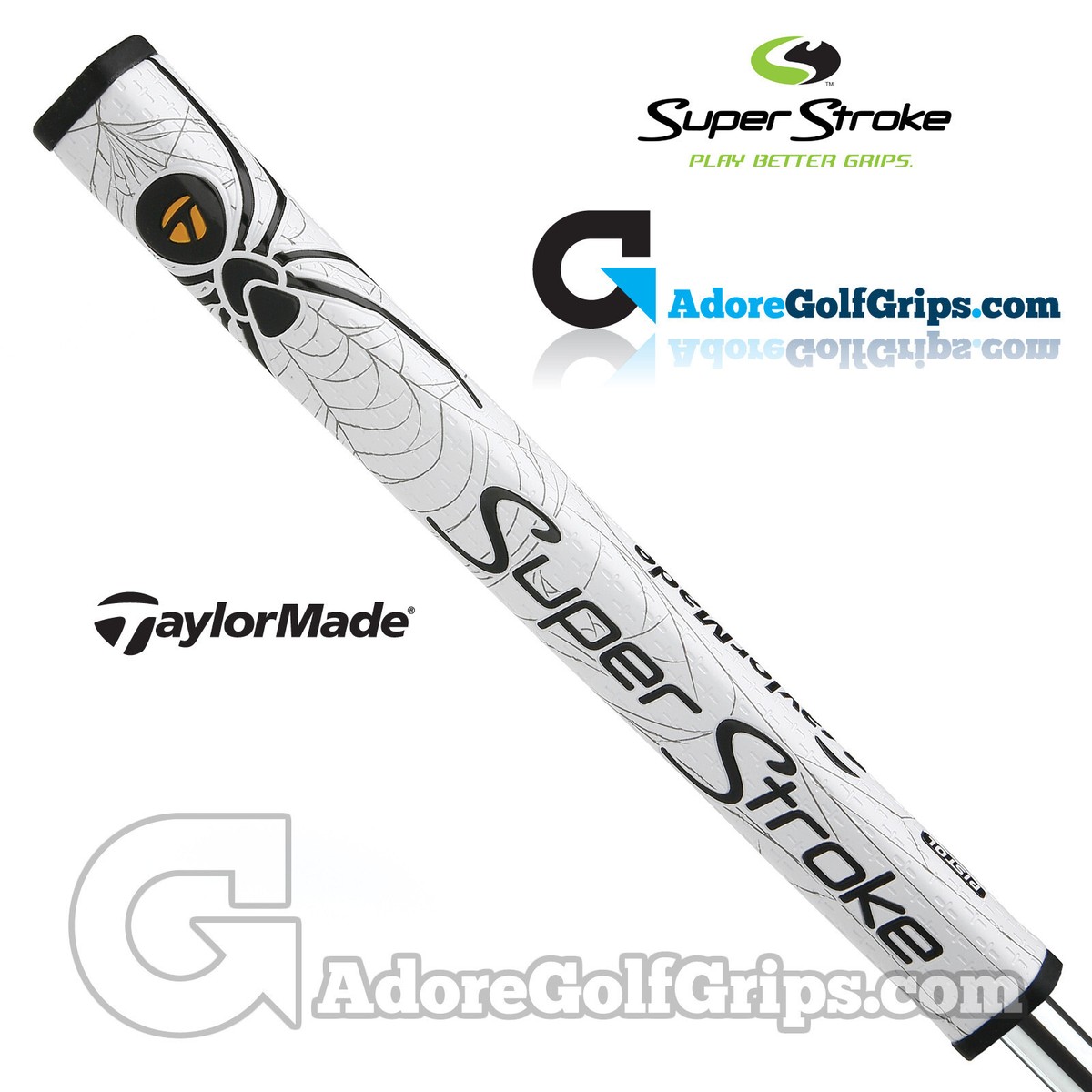 SuperStroke TaylorMade Spider Pistol GTR 1.0 Putter Grip - White