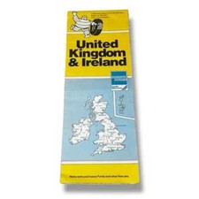 American Express United Kingdom & Ireland Vintage Map G