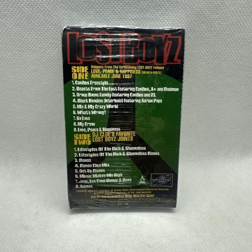 Love, Peace & Nappiness by The Lost Boyz Hosted By DJ CLUE Cassette Single New - Picture 2 of 2