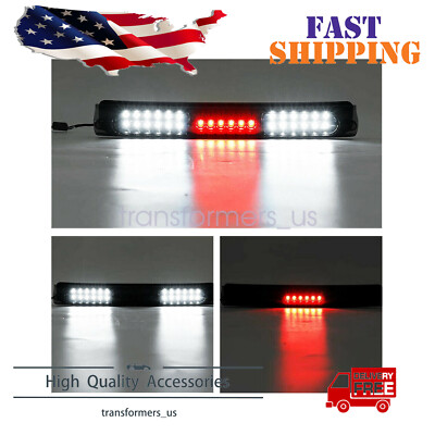 Soillar Smoked LED 3rd Brake Light – 1997-2003 Ford F150, Cargo + Brake Light, Chrome Housing, IP67, Direct Fit