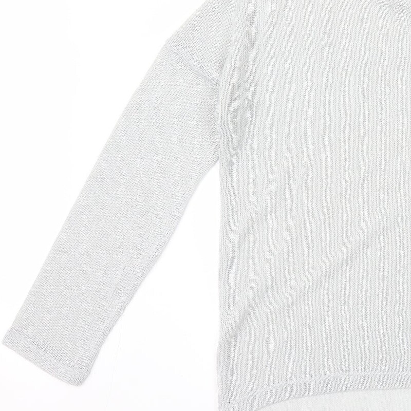 Select Womens Grey 100% Polyester Pullover Hoodie… - image 12